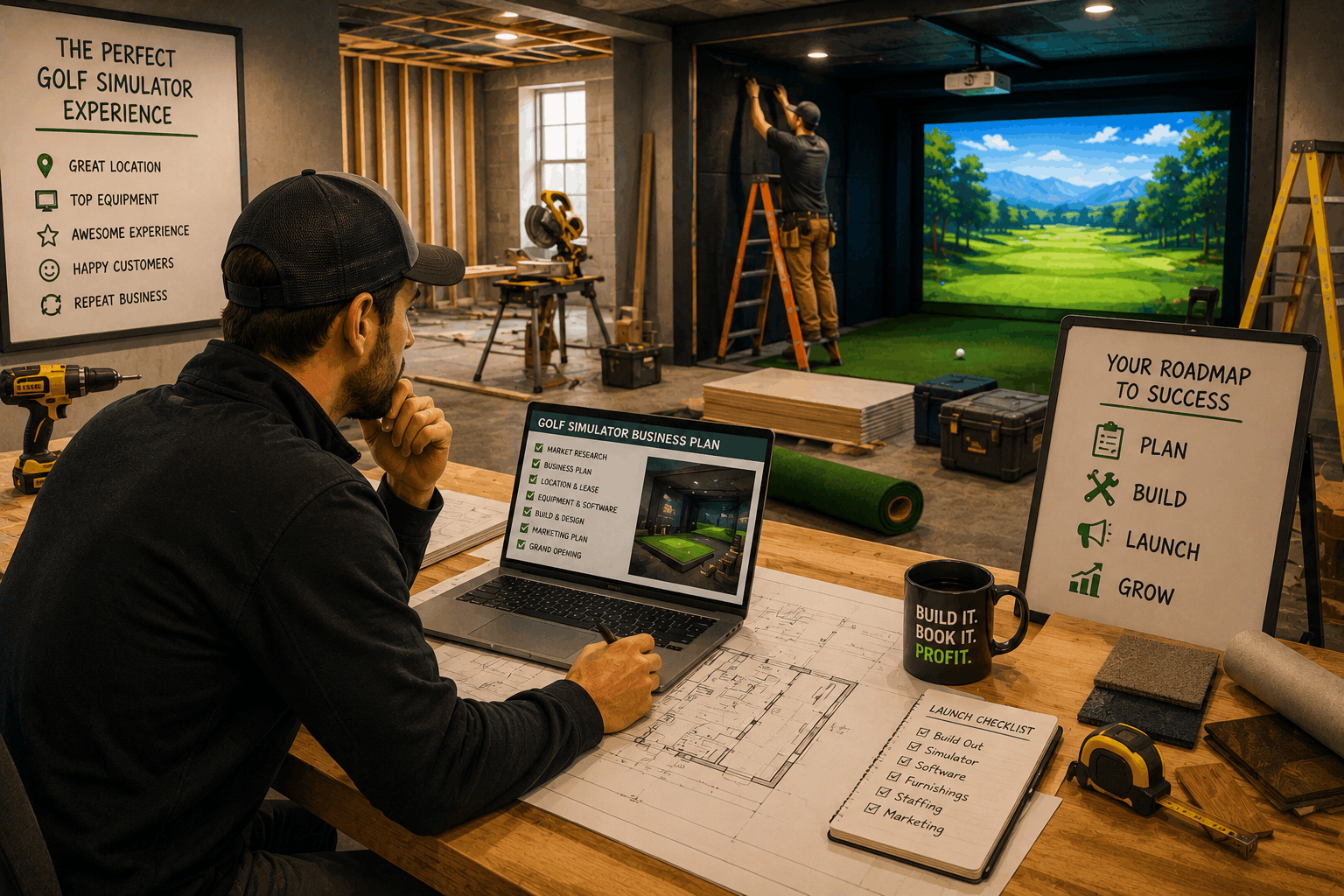 How to Start a Profitable Golf Simulator Business